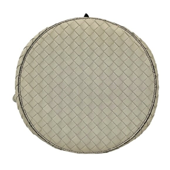 BOTTEGA VENETA White Leather Intrecciato Bag - Picture 7 of 16